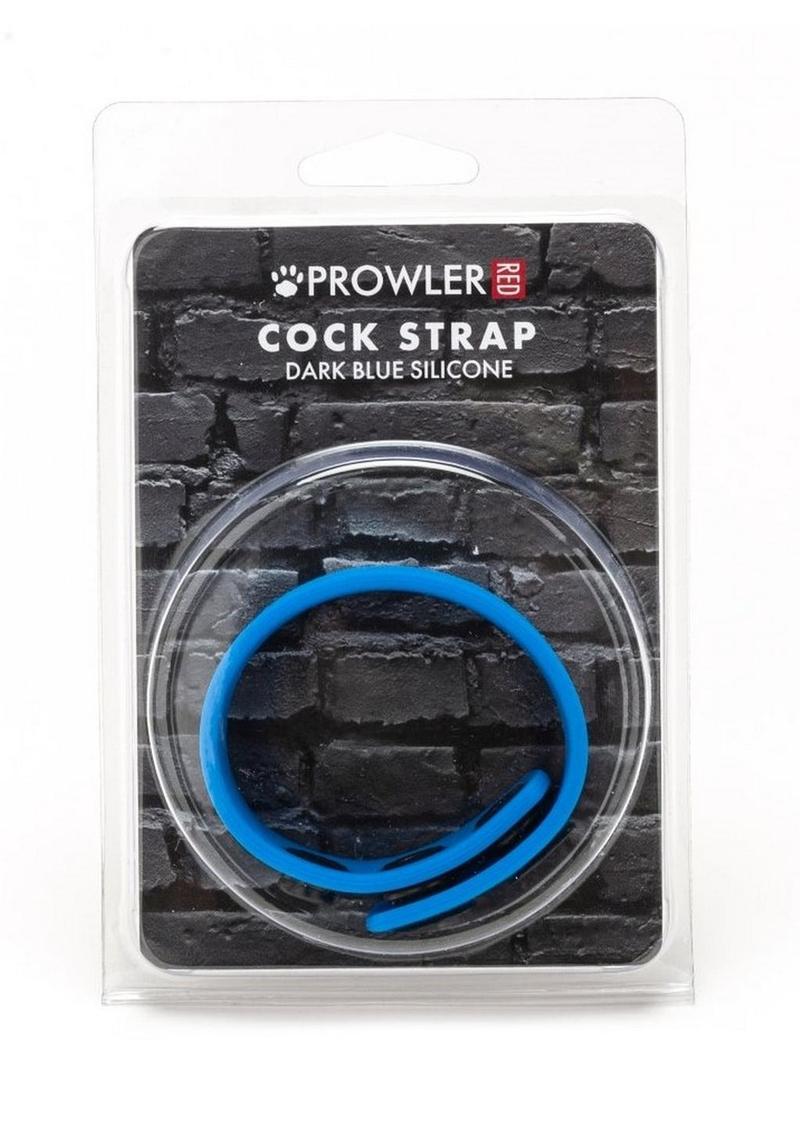 Prowler Red Silicone Cock Strap - Blue/Dark Blue