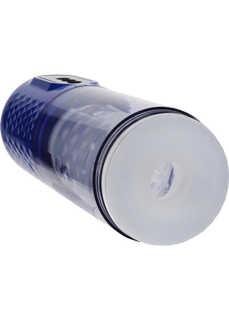 Adult sex toy suction rotating thrusting male masturbator