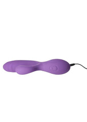 Female Sex Toy Purple Vibe Rechargeable Silicone Dual Vibe Massager