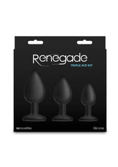 Renegade Triple Ace Silicone Anal Plugs Kit Butt Plug Adult Toy Store