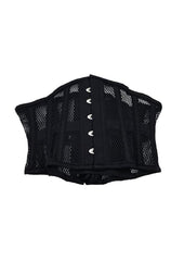 Rouge Mesh Corset - Black - Large/XLarge