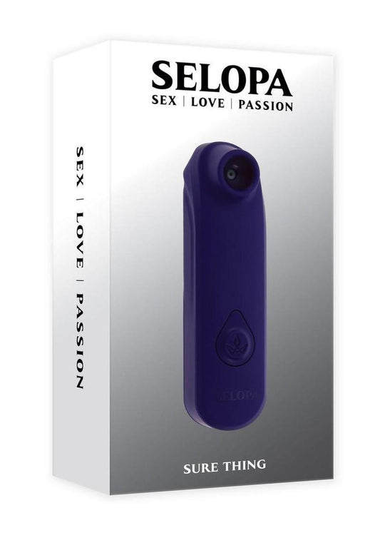 Selopa Sure Thing Silicone Clitoral Stimulator - Purple