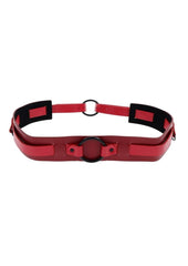 Sex and Mischief Ex's Andamp; Oh's Bound and Belted - Black/Red