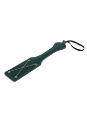 luxurious bdsm paddle with chain embedded surface