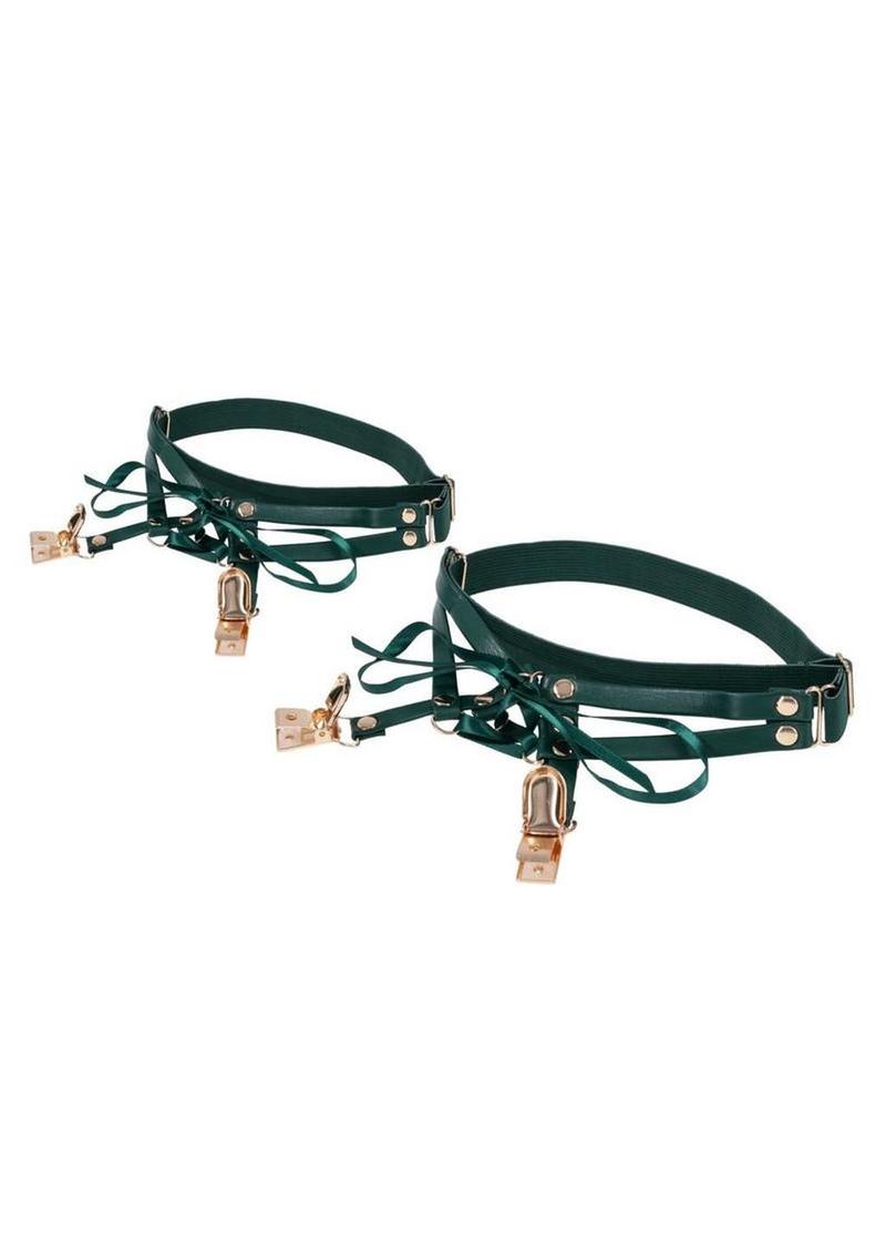 adjustable bdsm inspired thigh garter set