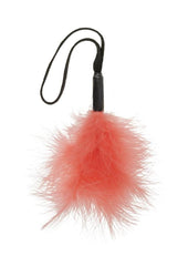 Red feather tickler adult sex toy for teasing