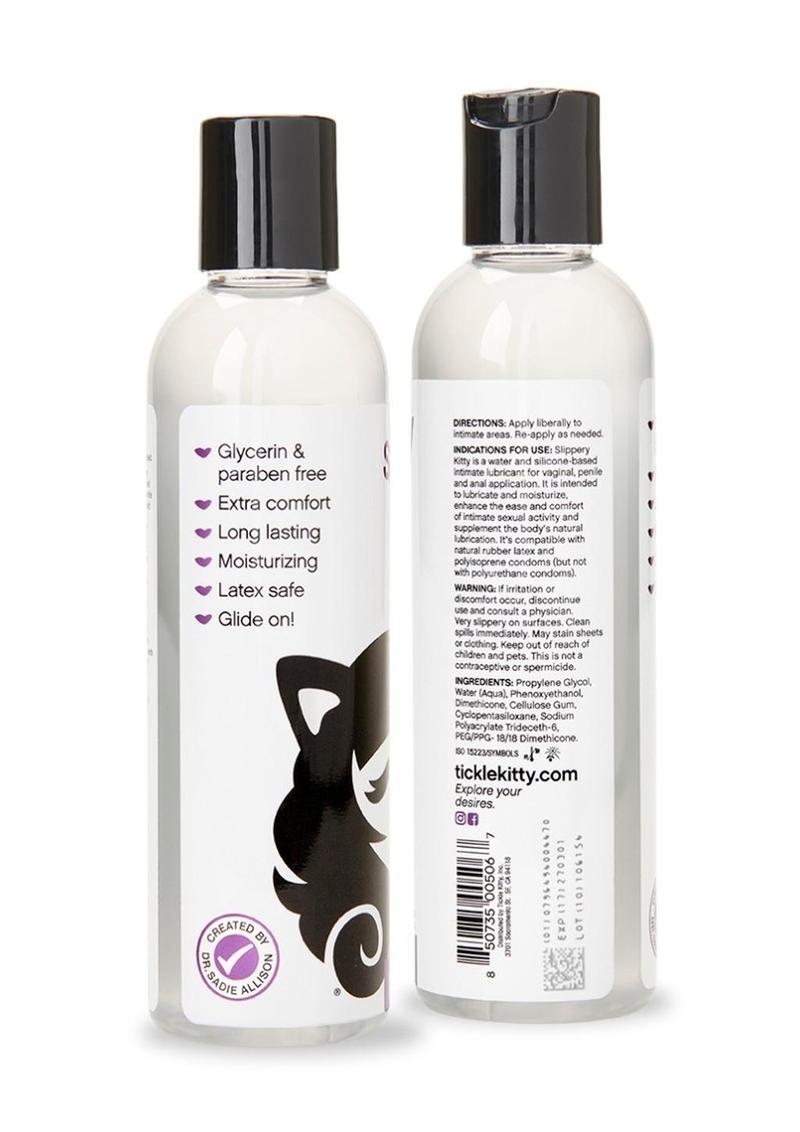 hybrid personal lubricant combining water and silicone for silky smooth long lasting intimate glide