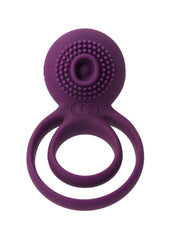Svakom Tammy Silicone Rechargeable Clitoral Stimulator Couple's Ring - Purple