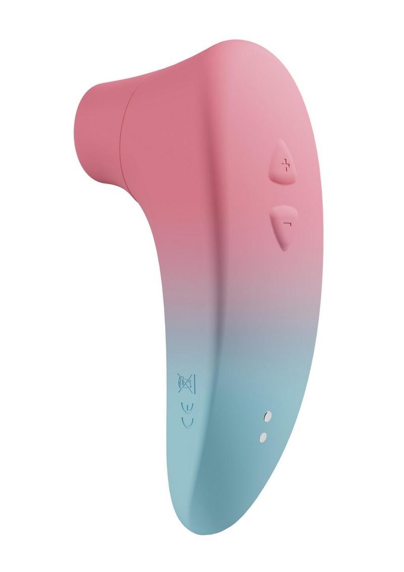 Tenera 2 Rechargeable Silicone Clitoral Suction Stimulator - Blue/Pink