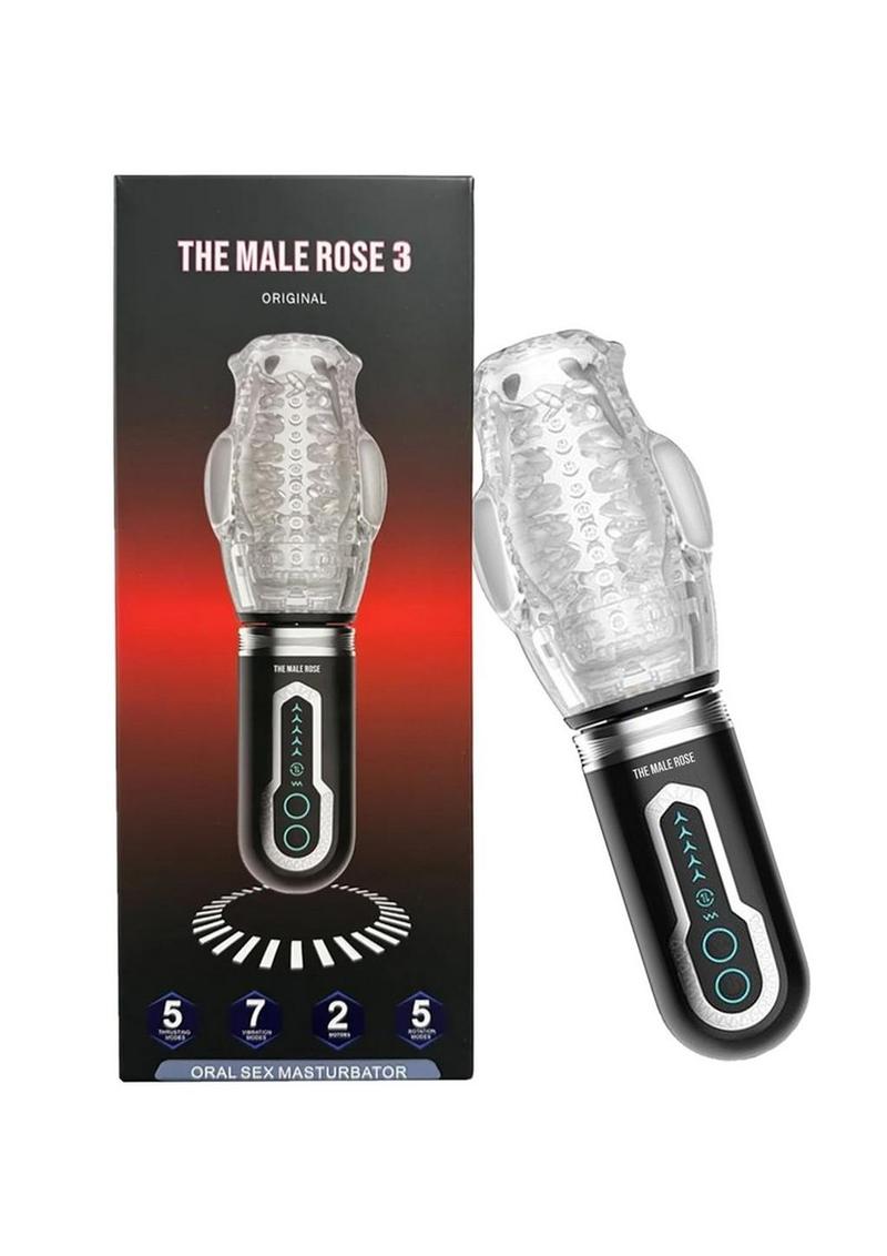 The Male Rose 3 Rechargeable Thrusting Rotating Masturbator Primal Pleasure The Male Rose 3 Rechargeable Thrusting Rotating Masturbator Primal Pleasure