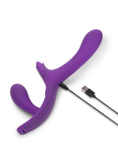 vibrating strap on for partners with 10 vibration modes