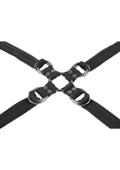 Velvet Noir Adjustable Hog Tie and BDSM Cuff Bondage Equipment