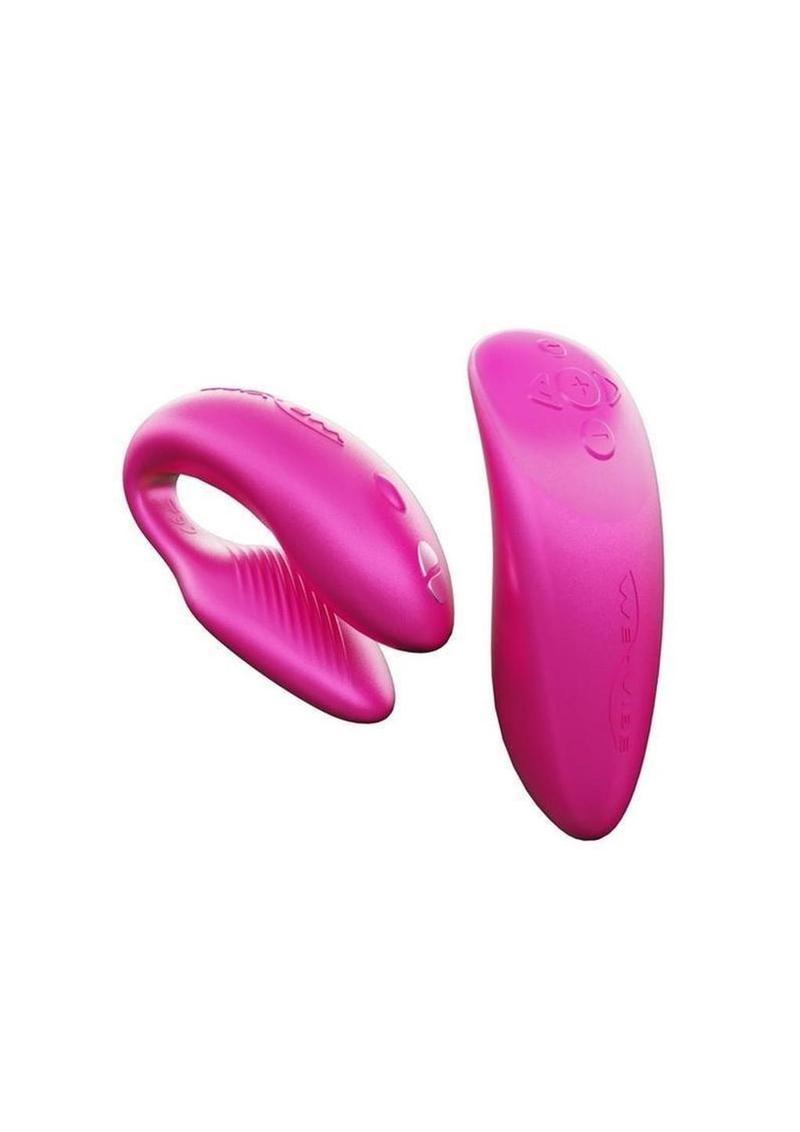 Couples vibrator designed for shared stimulation