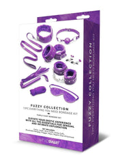 WhipSmart Fuzzy Collection Bondage Kit - Purple