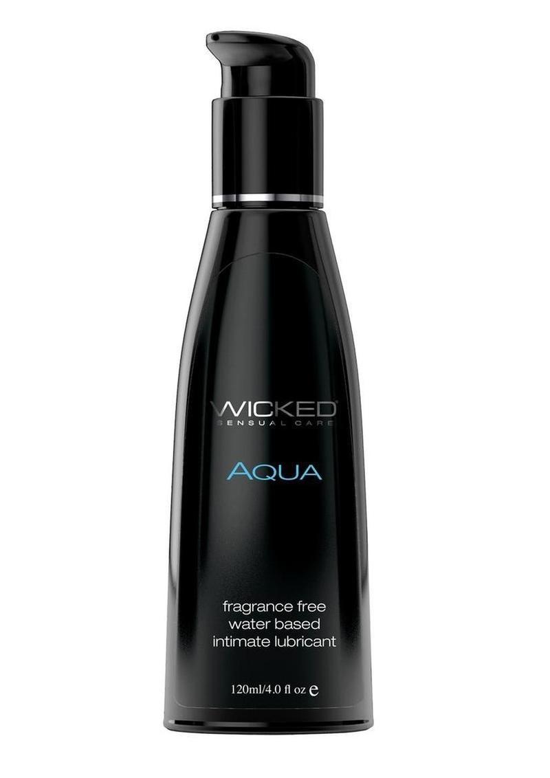 Wicked Aqua Water Based Lubricant Fragrance Free - 4oz