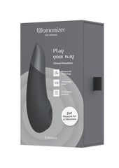 Womanizer Enhance Rechargeable Silicone Clitoral Stimulator - Black