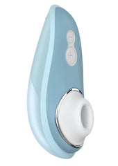 Womanizer Liberty Rechargeable Silicone Clitoral Stimulator - Blue/Powder Blue
