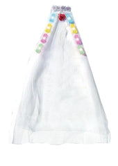 Bachelorette Party Light Up Party Veil Multi Colorflashing Penis