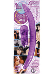 Bendable Double Dildo Vibrating Dildo - Lavender/Purple