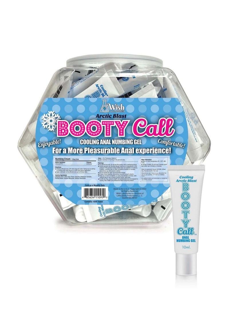Booty Call Cooling Anal Numbing Gel - 10ml - 66 Per Bowl