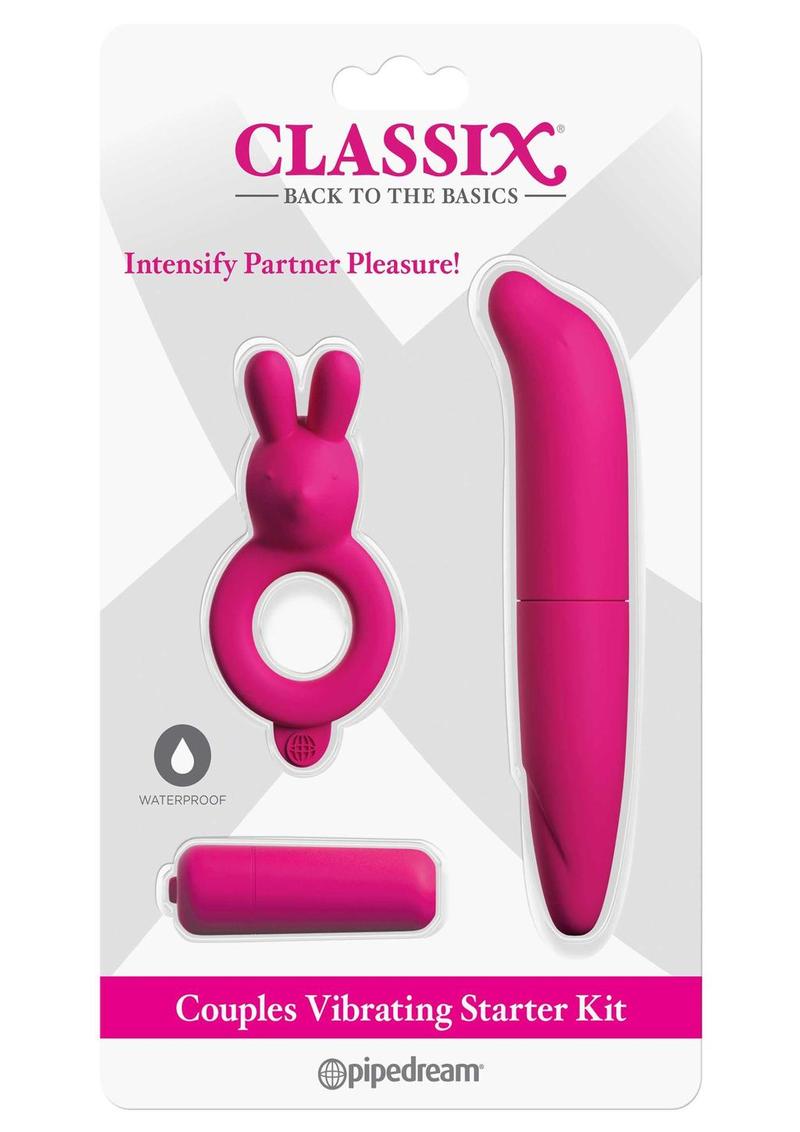 Classix Couples Vibrating Starter Kit - Pink, buy sex toys, naughty sex toys, adult sex toys