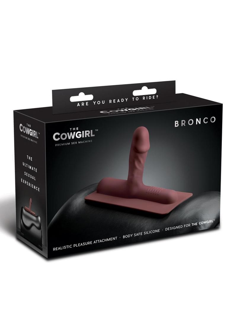 Cowgirl Bronco Silicone Attachment - Chocolate