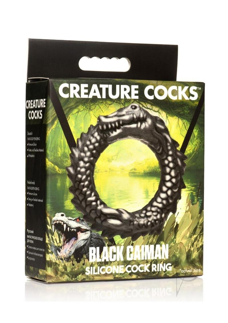 Creature Cocks Black Caiman C-Ring