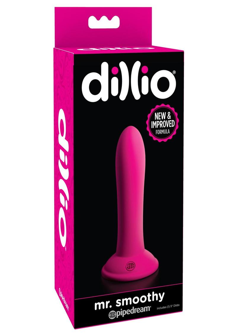 Dillio Mr. Smoothy Dildo - Pink - 5in