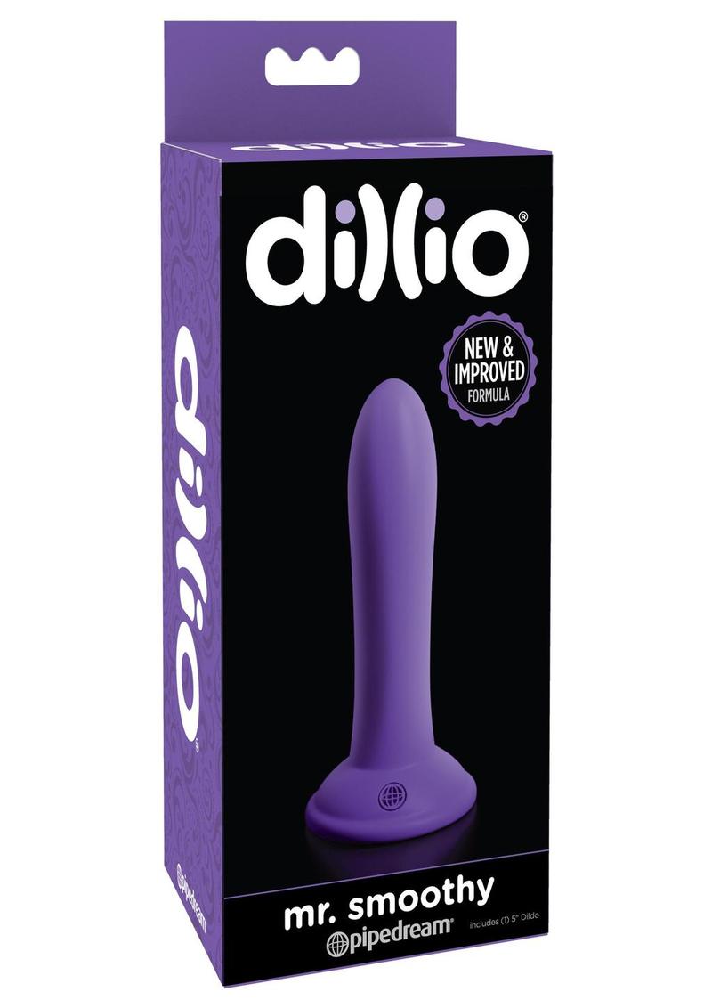 Dillio Mr. Smoothy Dildo - Purple - 5in
