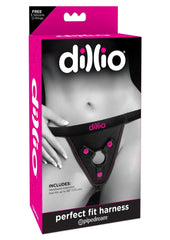 Dillio Perfect Fit Harness - Black/Pink