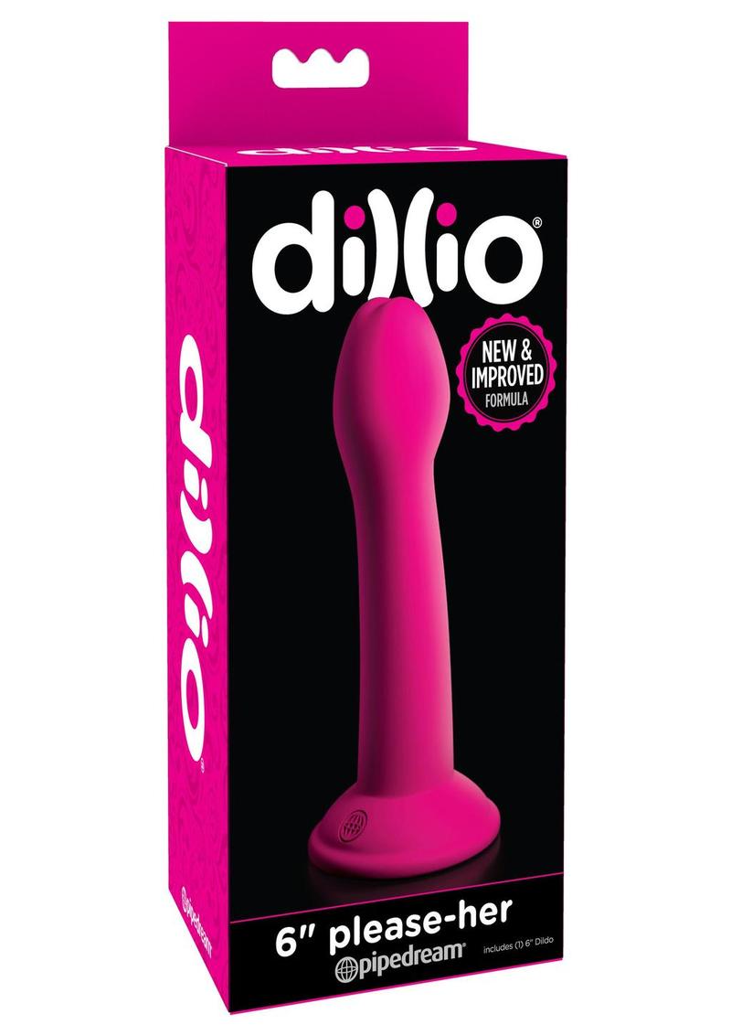 Dillio Please-Her Dildo - Pink - 6in
