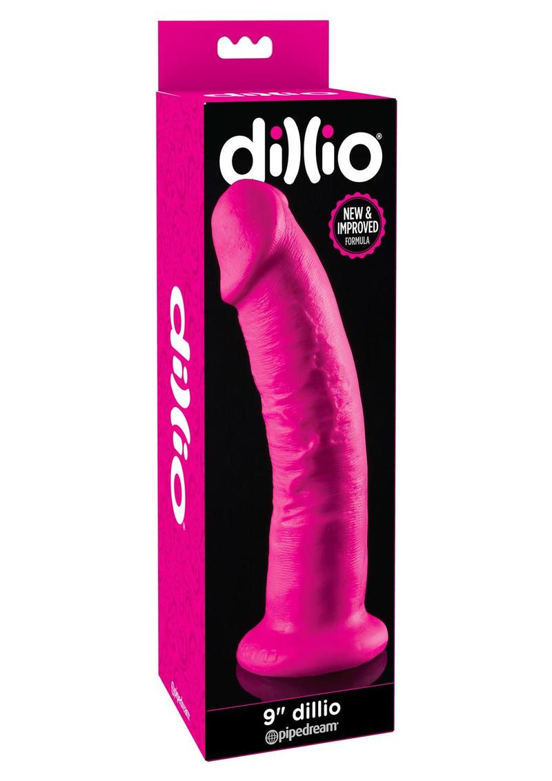 Dillio Realistic Dildo - Pink - 9in