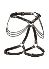 Euphoria Collection Multi Chain Thigh Harness - Black - One Size