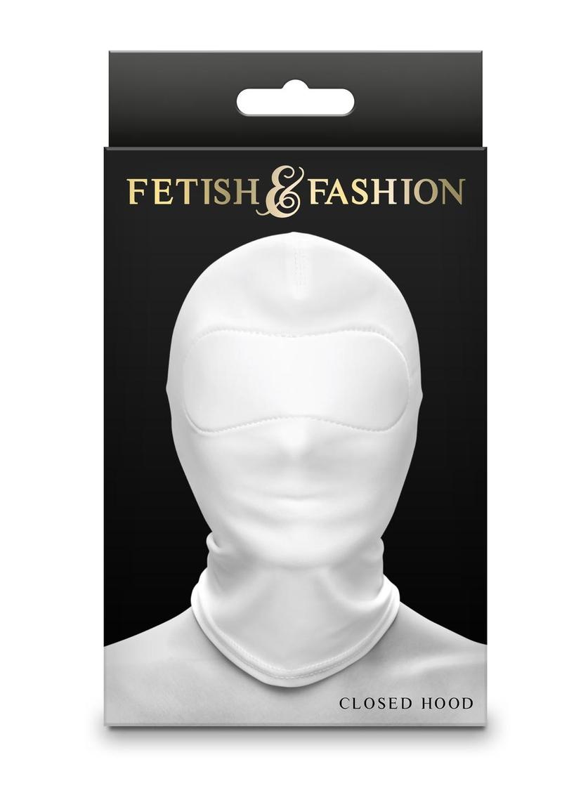 Fetish and Fashion Closed Hood - White - One Size