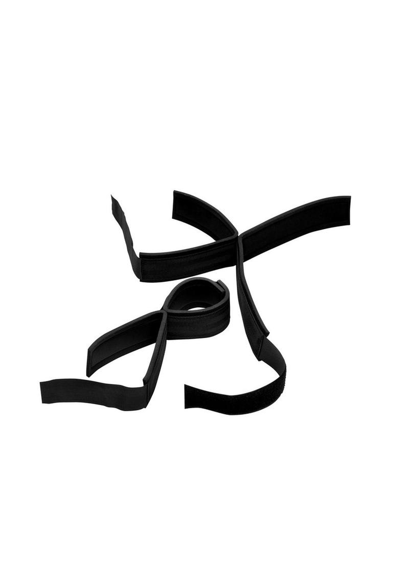 wrist to ankle restraint system for couples