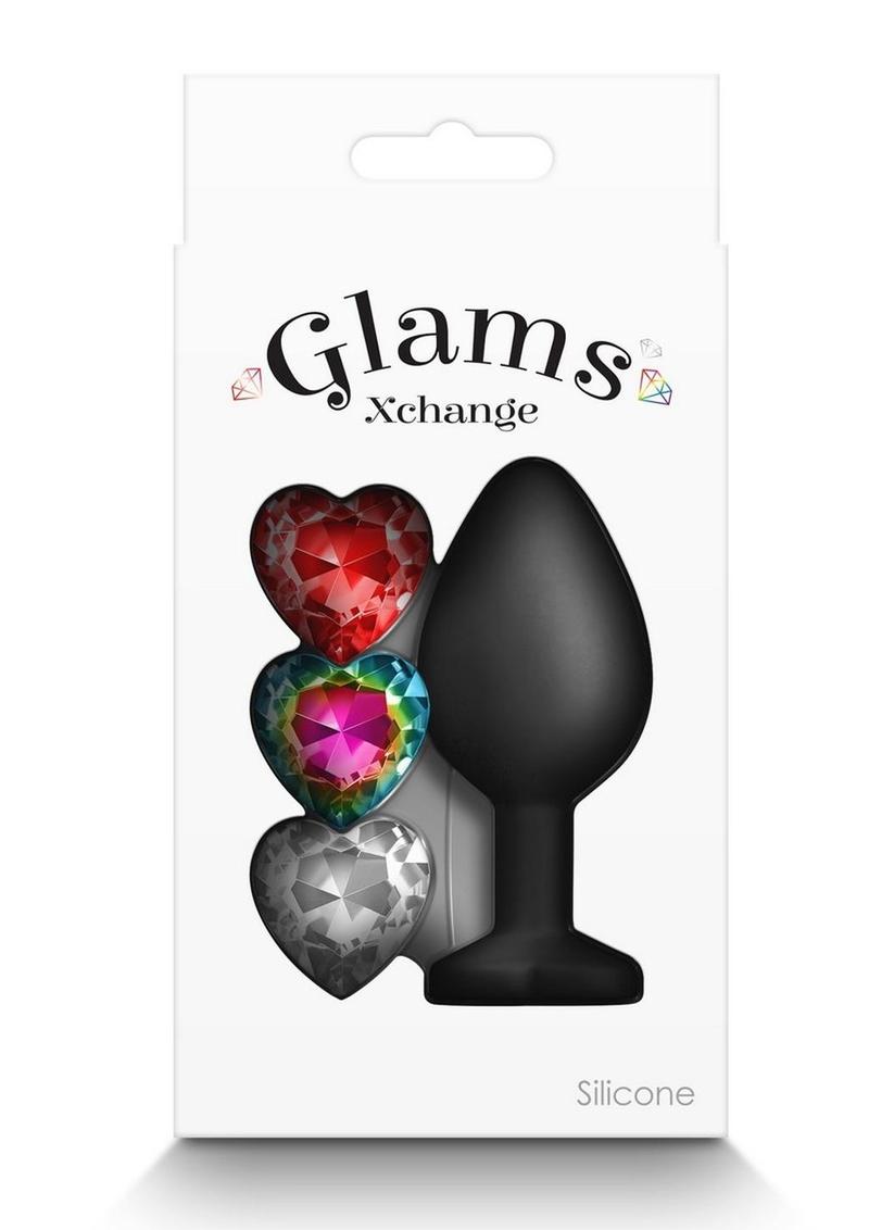 Glams Xchange Heart Silicone Anal Plug