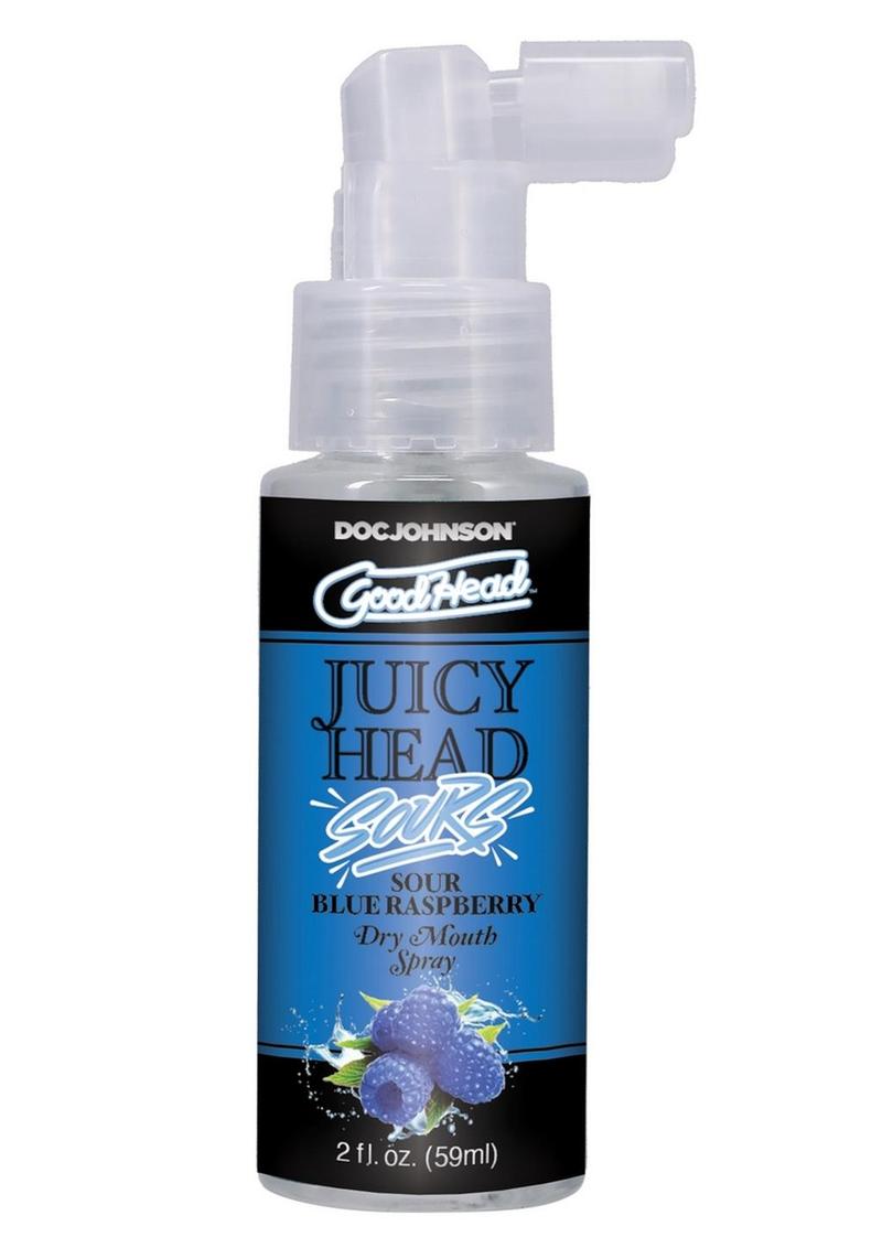 Goodhead Juicy Head Dry Mouth Spray - Sour Blue Raspberry - 2oz