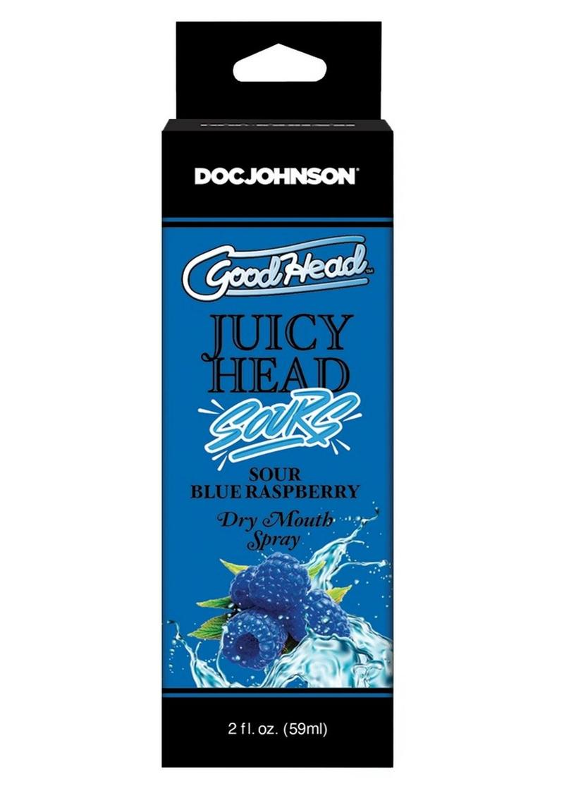 Goodhead Juicy Head Dry Mouth Spray - Sour Blue Raspberry - 2oz