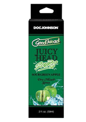 Goodhead Juicy Head Dry Mouth Spray - Sour - Green Apple - 2oz