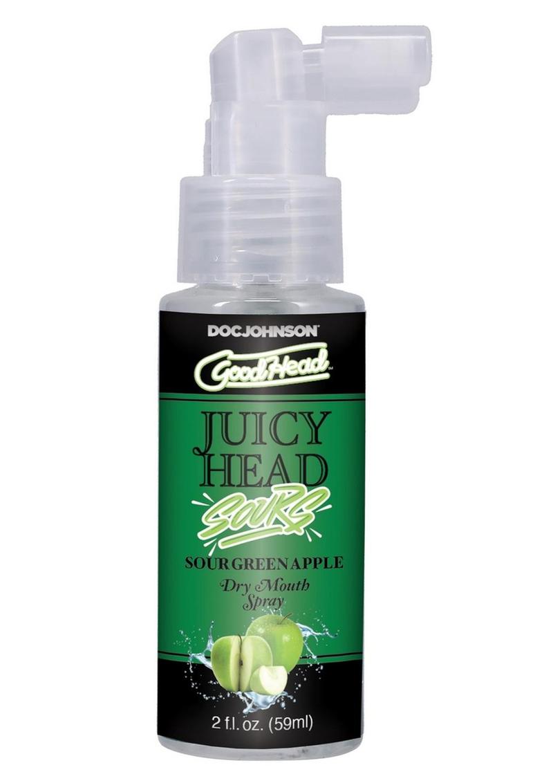 Goodhead Juicy Head Dry Mouth Spray - Sour - Green Apple - 2oz