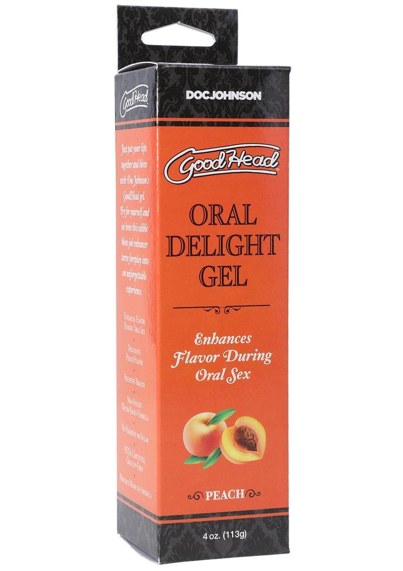 peach flavored oral sex gel for edible foreplay enhancement