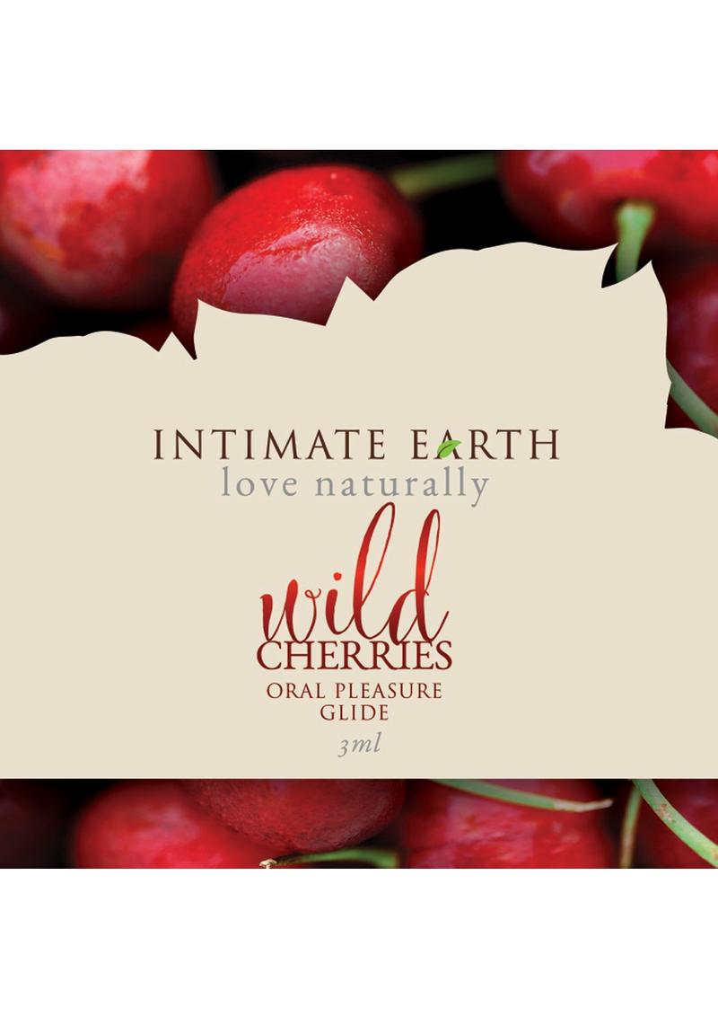 Intimate Earth Natural Flavors Glide Lubricant Wild Cherry - 3ml Foil