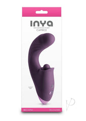 Inya Caprice Rechargeable Silicone G-Spot Vibrator - Purple