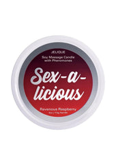 Jelique Massage Candle Pheromone Sex-A-Licious Ravenous Raspberry