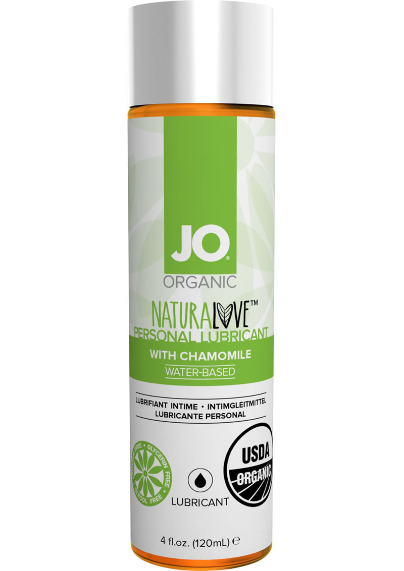 JO Naturalove USDA Organic Water Based Lubricant with Chamomile - 4oz