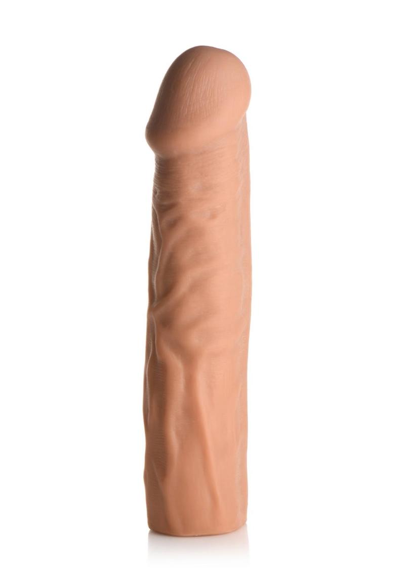 Jock Extra Long Penis Extension Sleeve - Caramel - 1.5in