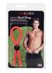 Julians Stud Ring Lasso Cock Ring - Assorted Colors/Multicolor
