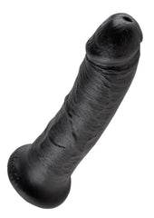 King Cock Dildo - Black/Flesh - 8in