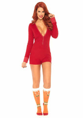 Sexy romper with cheeky snap closure detail