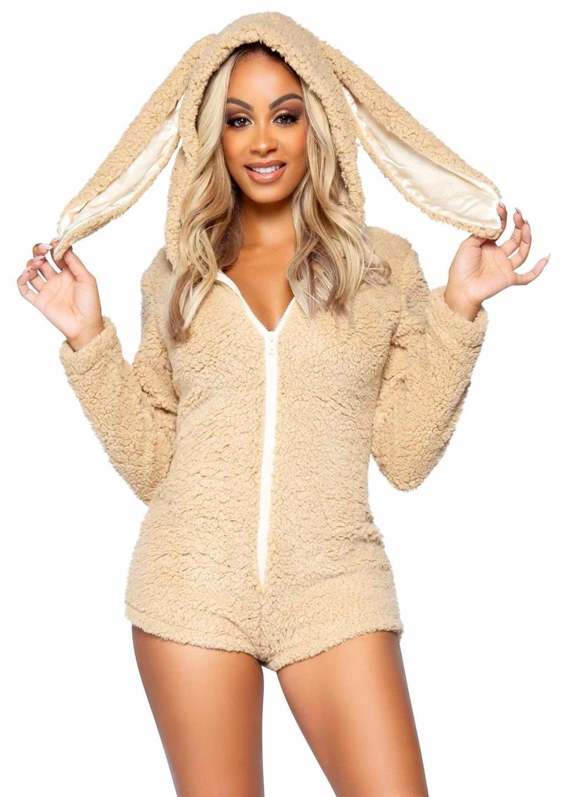 Cuddle Bunny teddy styled for sexy roleplay